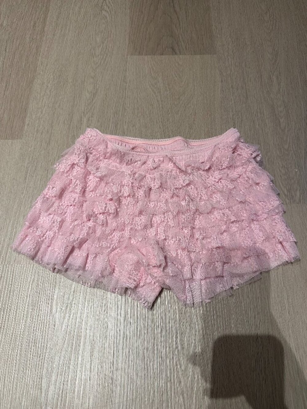 Jaded London Pink Rhea Lace Bloomer Shorts